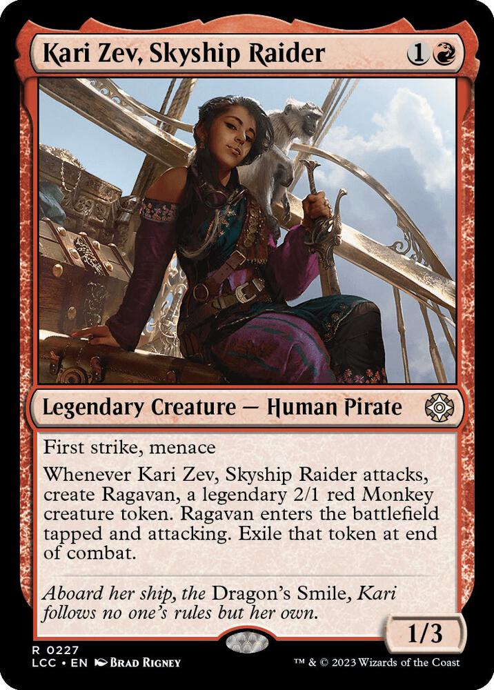 Kari Zev, Skyship Raider (227) [The Lost Caverns of Ixalan Commander]