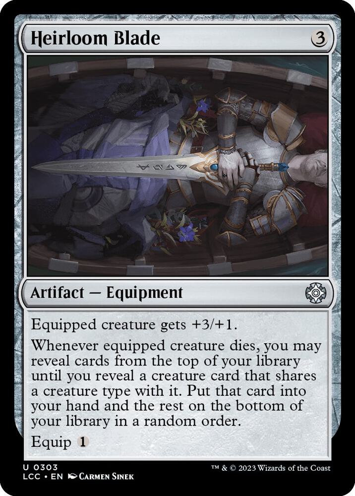 Heirloom Blade (303) [The Lost Caverns of Ixalan Commander]