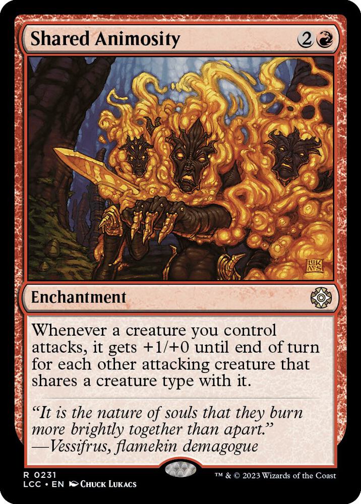 Shared Animosity (231) [The Lost Caverns of Ixalan Commander]