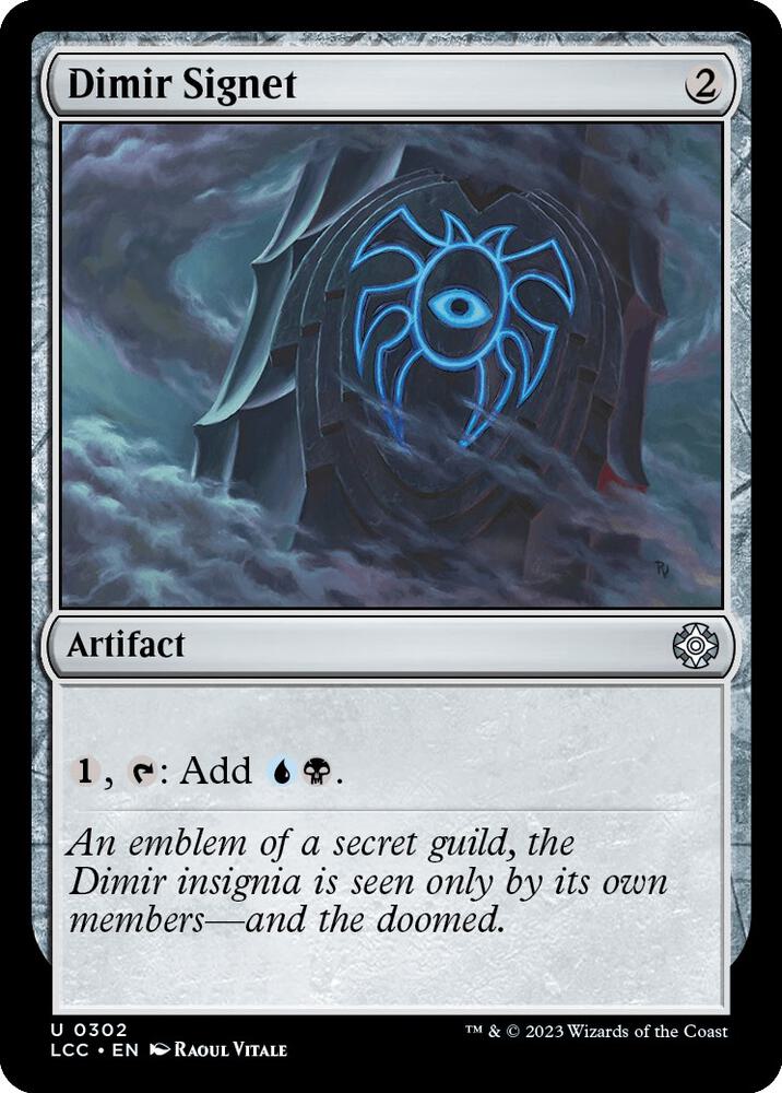 Dimir Signet (302) [The Lost Caverns of Ixalan Commander]