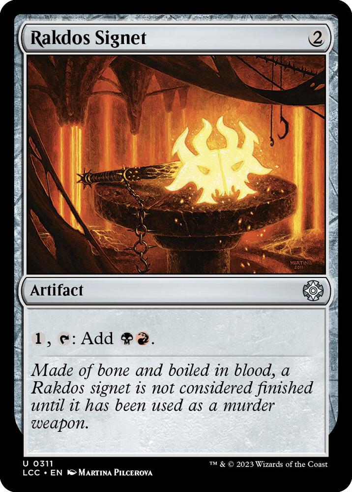 Rakdos Signet (311) [The Lost Caverns of Ixalan Commander]