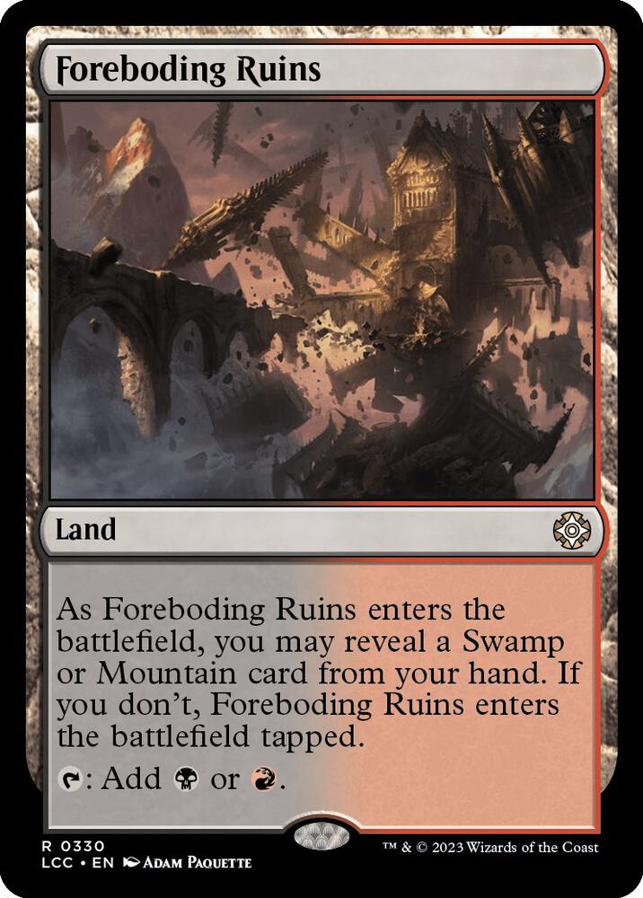 Foreboding Ruins (330) [The Lost Caverns of Ixalan Commander]