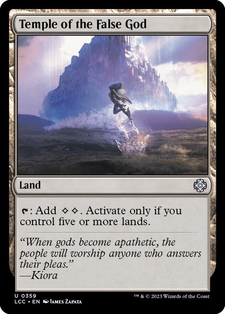 Temple of the False God (359) [The Lost Caverns of Ixalan Commander]