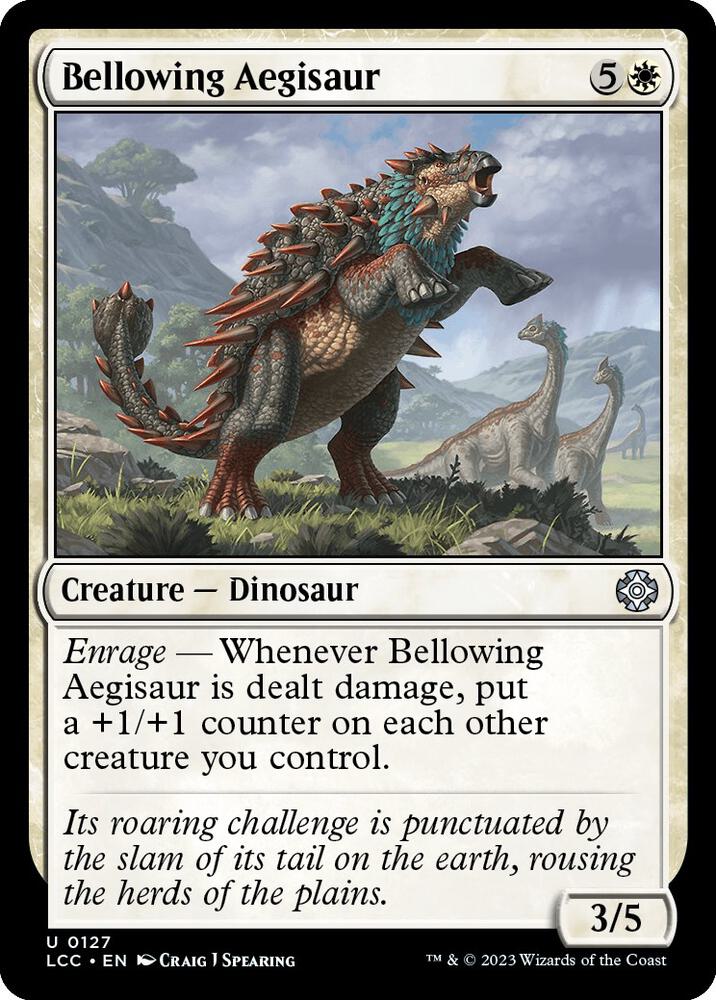 Bellowing Aegisaur (127) [The Lost Caverns of Ixalan Commander]