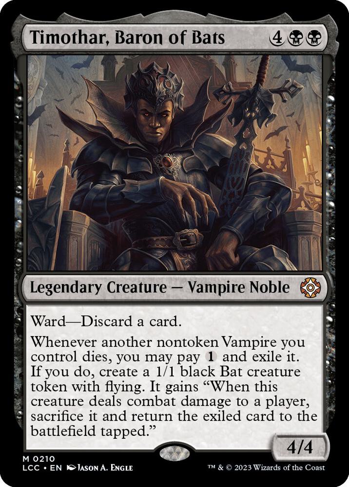 Timothar, Baron of Bats (210) [The Lost Caverns of Ixalan Commander]