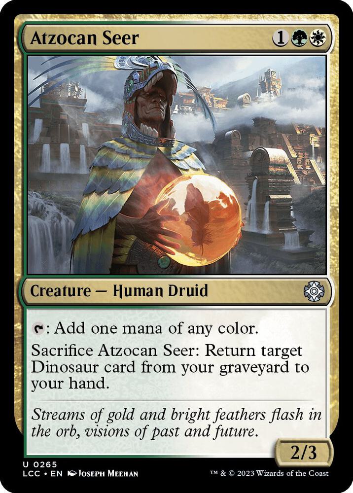 Atzocan Seer (265) [The Lost Caverns of Ixalan Commander]