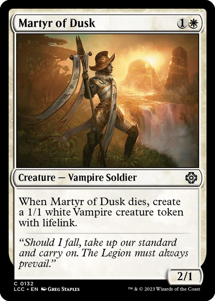 Martyr of Dusk (132) [The Lost Caverns of Ixalan Commander]