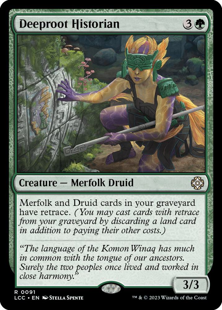 Deeproot Historian (91) [The Lost Caverns of Ixalan Commander]