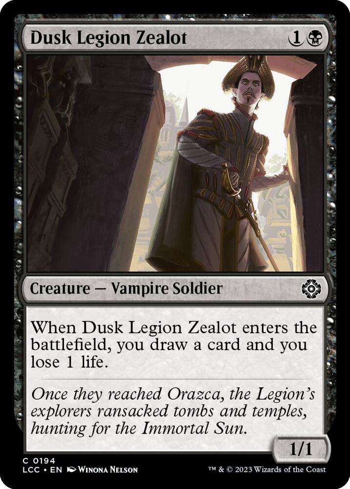 Dusk Legion Zealot (194) [The Lost Caverns of Ixalan Commander]