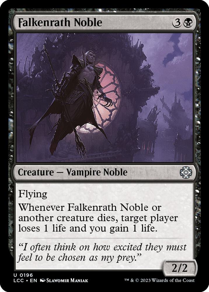 Falkenrath Noble (196) [The Lost Caverns of Ixalan Commander]