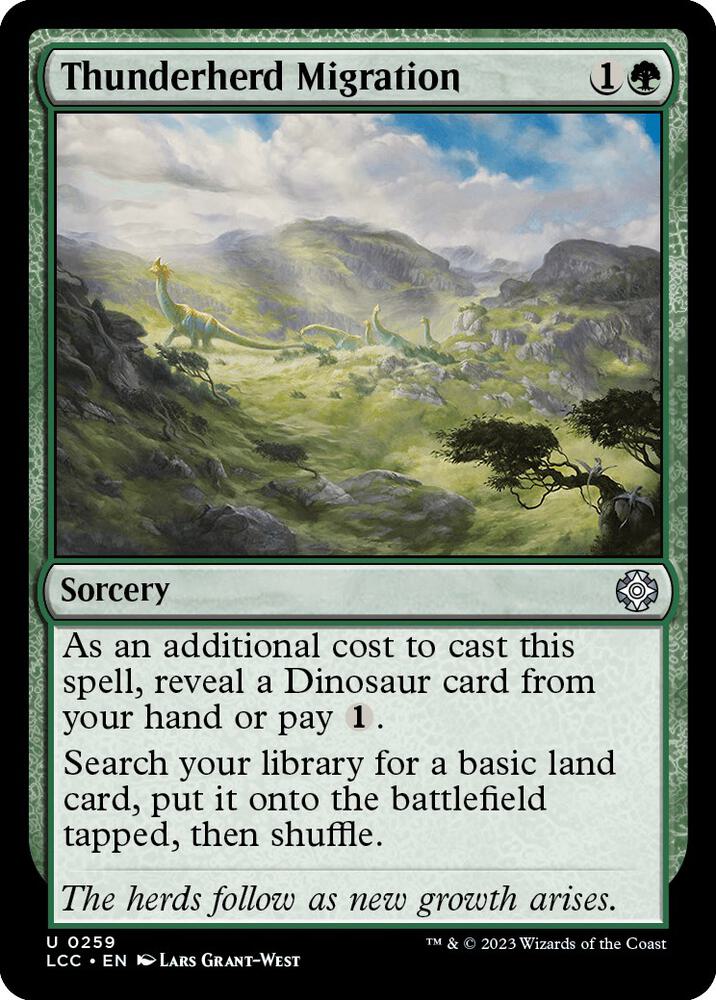 Thunderherd Migration (259) [The Lost Caverns of Ixalan Commander]