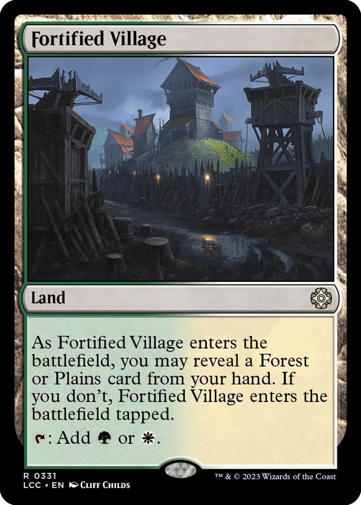 Fortified Village (331) [The Lost Caverns of Ixalan Commander]
