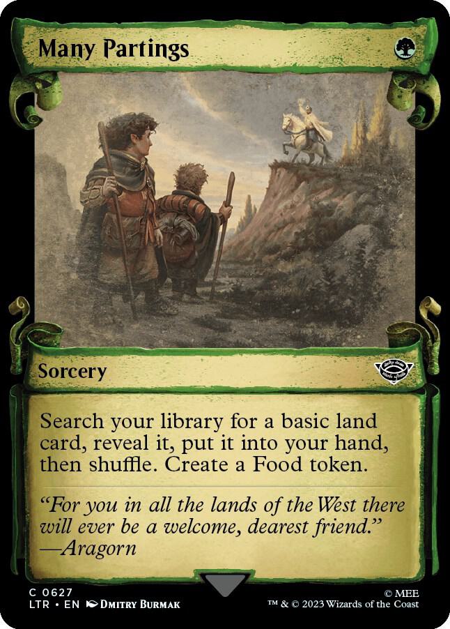 Many Partings (Showcase Scrolls) (627) [The Lord of the Rings: Tales of Middle-earth] [Showcase]