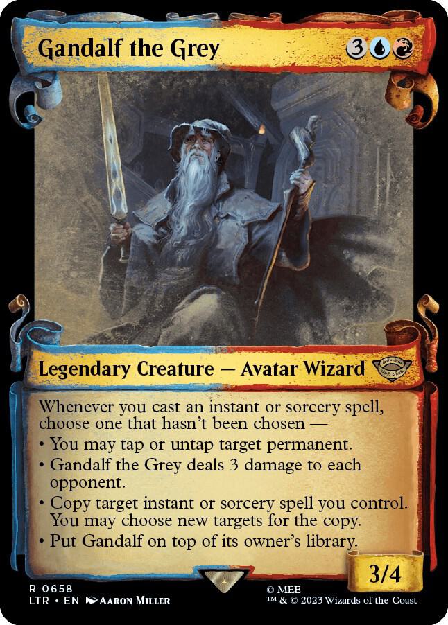 Gandalf the Grey (Showcase Scrolls) (658) [The Lord of the Rings: Tales of Middle-earth] [Showcase]