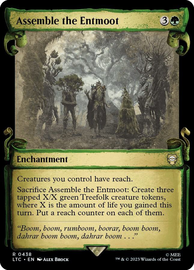 Assemble the Entmoot (Showcase Scrolls) (438) [Tales of Middle-earth Commander] [Showcase]