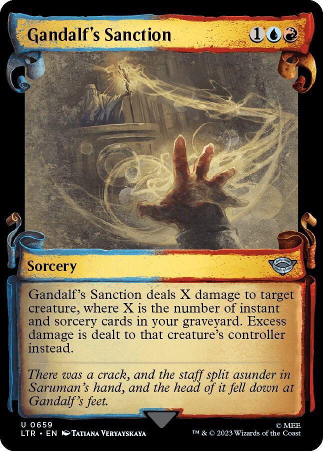 Gandalf's Sanction (Showcase Scrolls) (659) [The Lord of the Rings: Tales of Middle-earth] [Showcase]