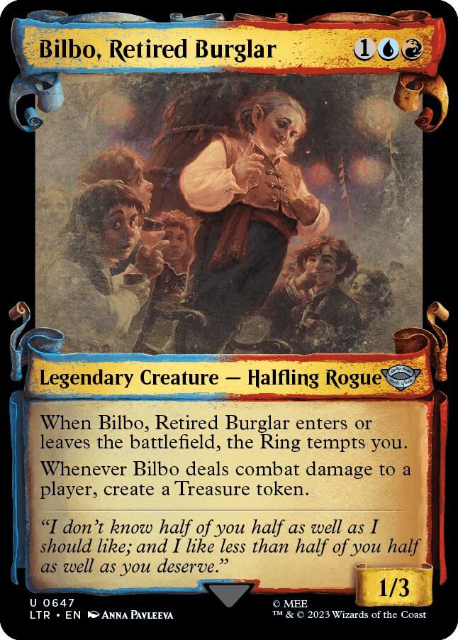 Bilbo, Retired Burglar (Showcase Scrolls) (647) [The Lord of the Rings: Tales of Middle-earth] [Showcase]