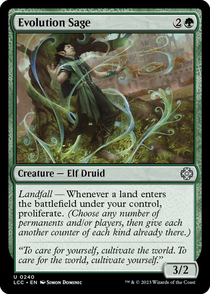 Evolution Sage (240) [The Lost Caverns of Ixalan Commander]