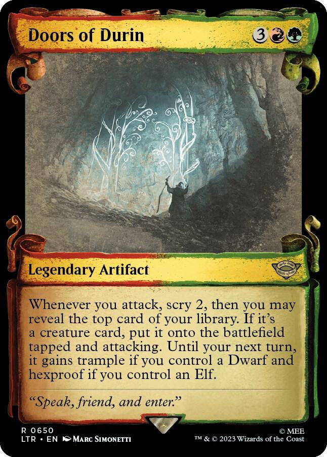 Doors of Durin (Showcase Scrolls) (650) [The Lord of the Rings: Tales of Middle-earth] [Showcase]