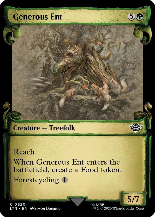 Generous Ent (Showcase Scrolls) (620) [The Lord of the Rings: Tales of Middle-earth] [Showcase]