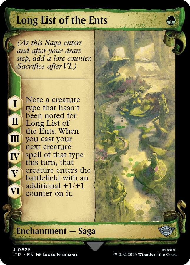 Long List of the Ents (Showcase Scrolls) (625) [The Lord of the Rings: Tales of Middle-earth] [Showcase]