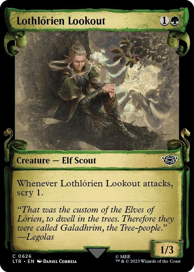 Lothlorien Lookout (Showcase Scrolls) (626) [The Lord of the Rings: Tales of Middle-earth] [Showcase]