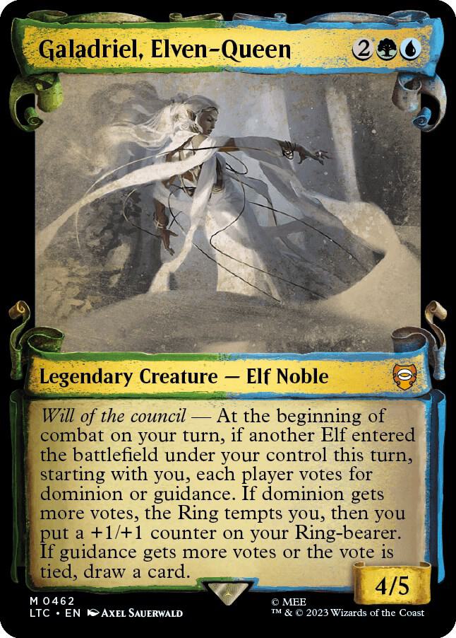 Galadriel, Elven-Queen (Showcase Scrolls) (462) [Tales of Middle-earth Commander] [Showcase]