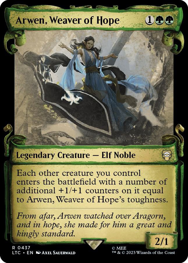 Arwen, Weaver of Hope (Showcase Scrolls) (437) [Tales of Middle-earth Commander] [Showcase]