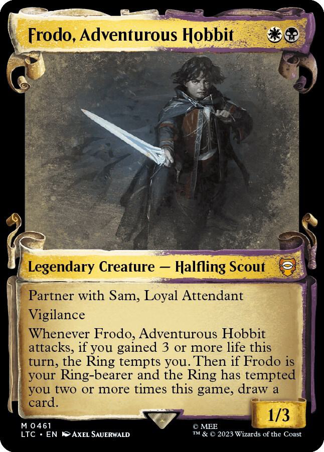 Frodo, Adventurous Hobbit (Showcase Scrolls) (461) [Tales of Middle-earth Commander] [Showcase]