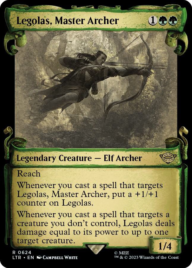 Legolas, Master Archer (Showcase Scrolls) (624) [The Lord of the Rings: Tales of Middle-earth] [Showcase]