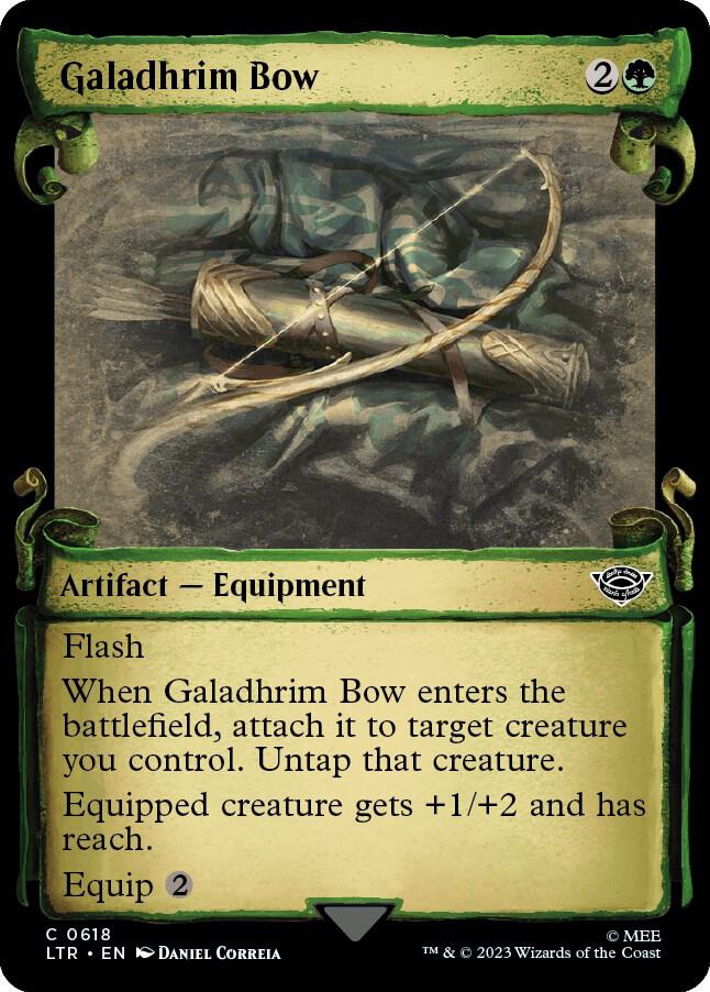 Galadhrim Bow (Showcase Scrolls) (618) [The Lord of the Rings: Tales of Middle-earth] [Showcase]