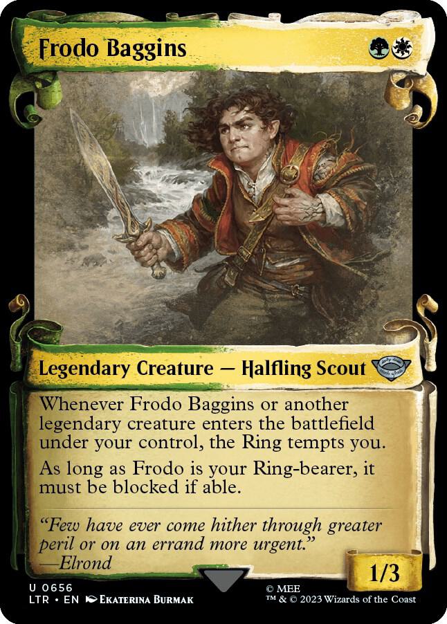 Frodo Baggins (Showcase Scrolls) (656) [The Lord of the Rings: Tales of Middle-earth] [Showcase]
