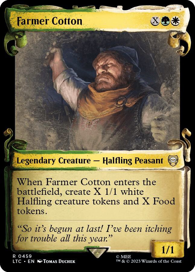 Farmer Cotton (Showcase Scrolls) (459) [Tales of Middle-earth Commander] [Showcase]