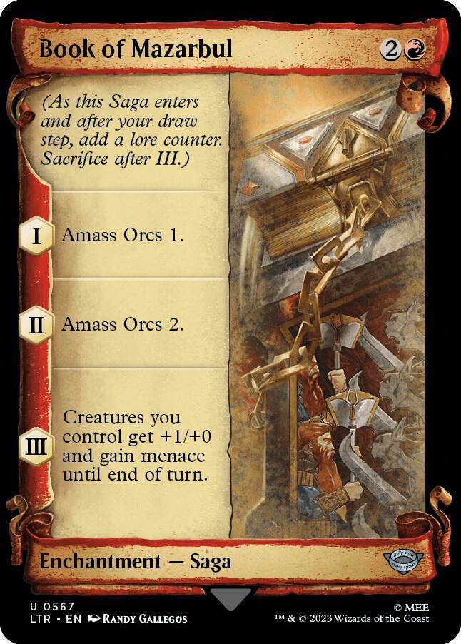 Book of Mazarbul (Showcase Scrolls) (567) [The Lord of the Rings: Tales of Middle-earth] [Showcase]