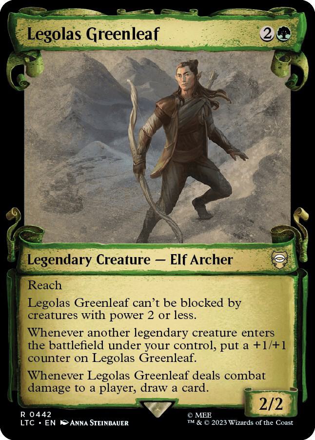 Legolas Greenleaf (Showcase Scrolls) (442) [Tales of Middle-earth Commander] [Showcase]