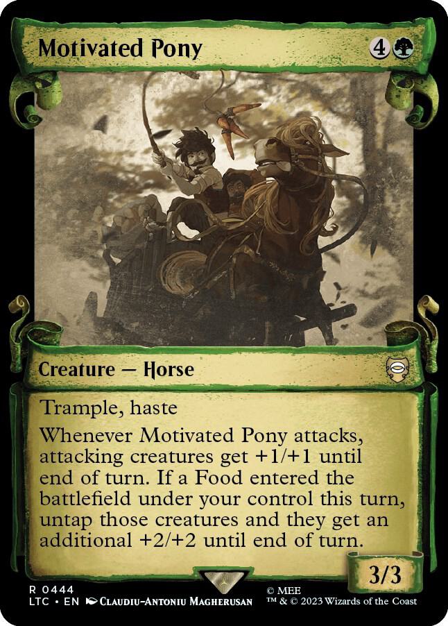 Motivated Pony (Showcase Scrolls) (444) [Tales of Middle-earth Commander] [Showcase]