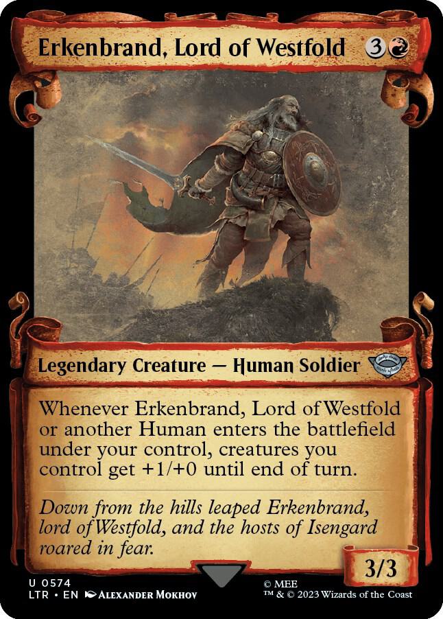 Erkenbrand, Lord of Westfold (Showcase Scrolls) (574) [The Lord of the Rings: Tales of Middle-earth] [Showcase]