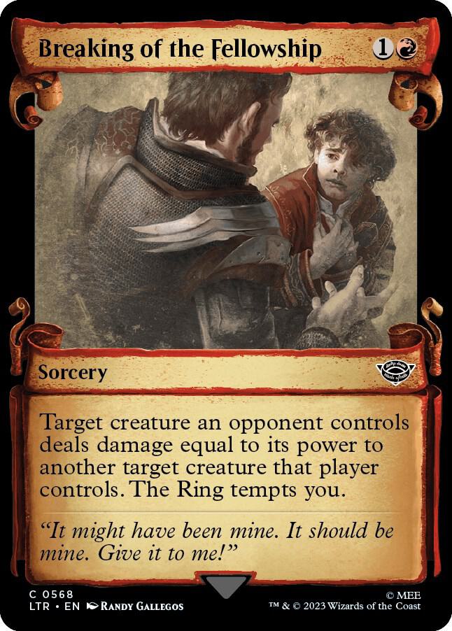 Breaking of the Fellowship (Showcase Scrolls) (568) [The Lord of the Rings: Tales of Middle-earth] [Showcase]