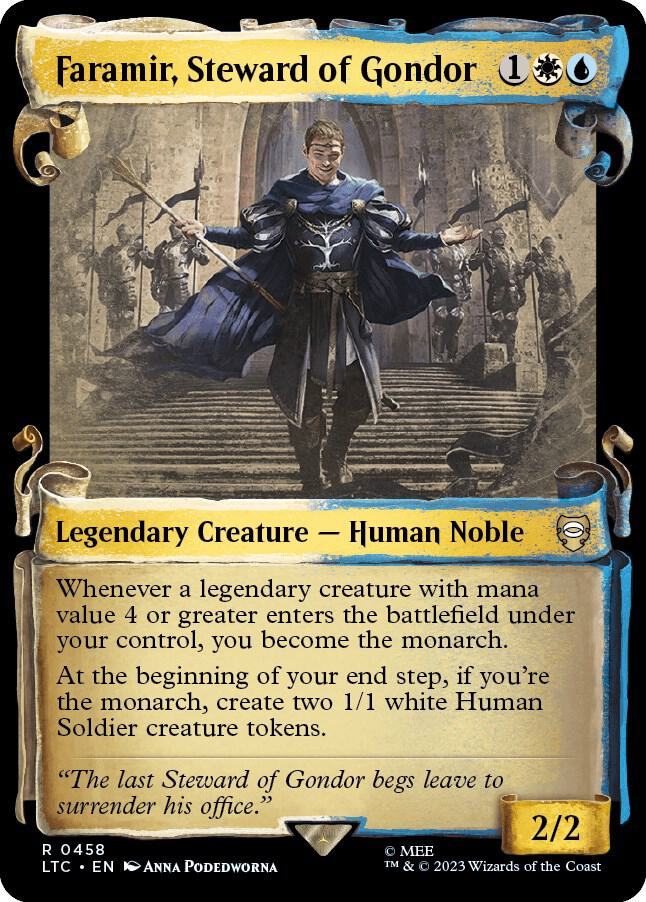 Faramir, Steward of Gondor (Showcase Scrolls) (458) [Tales of Middle-earth Commander] [Showcase]
