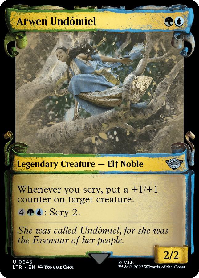 Arwen Undomiel (Showcase Scrolls) (645) [The Lord of the Rings: Tales of Middle-earth] [Showcase]