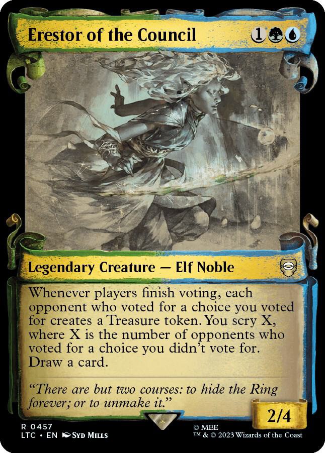 Erestor of the Council (Showcase Scrolls) (457) [Tales of Middle-earth Commander] [Showcase]