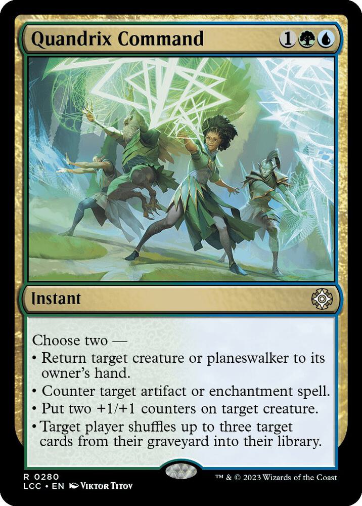 Quandrix Command (280) [The Lost Caverns of Ixalan Commander]