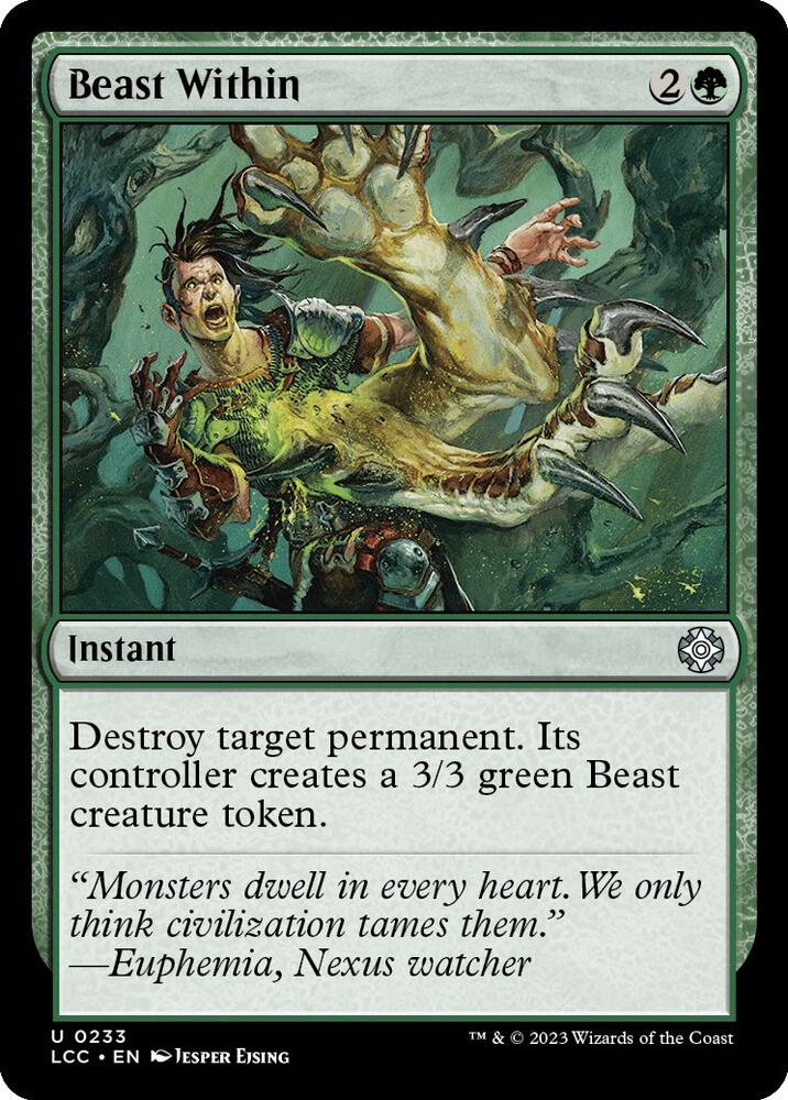 Beast Within (233) [The Lost Caverns of Ixalan Commander]