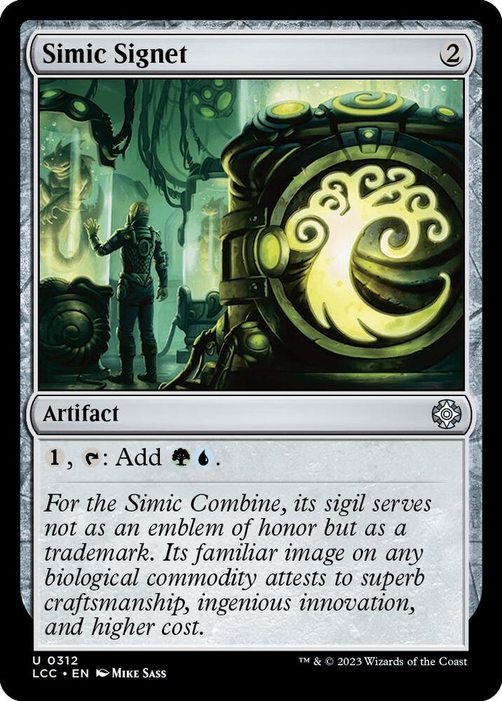 Simic Signet (312) [The Lost Caverns of Ixalan Commander]
