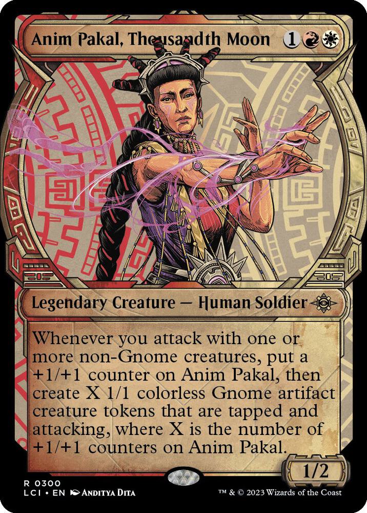 Anim Pakal, Thousandth Moon (Showcase) (300) [The Lost Caverns of Ixalan] [Showcase]
