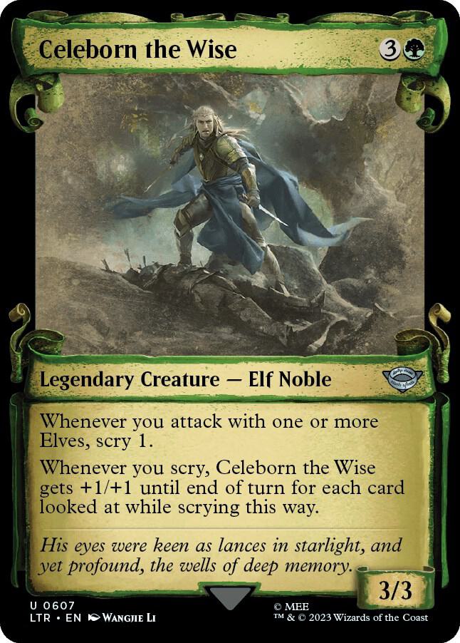 Celeborn the Wise (Showcase Scrolls) (607) [The Lord of the Rings: Tales of Middle-earth] [Showcase]