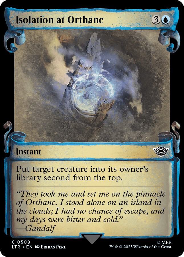 Isolation at Orthanc (Showcase Scrolls) (508) [The Lord of the Rings: Tales of Middle-earth] [Showcase]