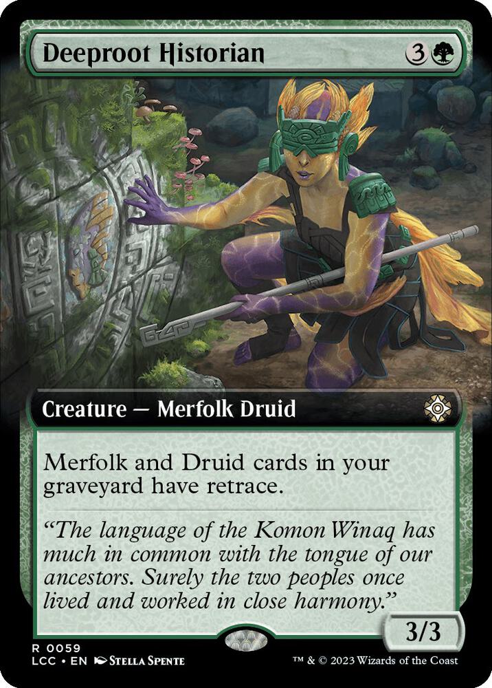 Deeproot Historian (Extended Art) (59) [The Lost Caverns of Ixalan Commander] [Extended Art]