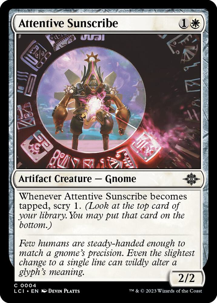 Attentive Sunscribe (4) [The Lost Caverns of Ixalan]
