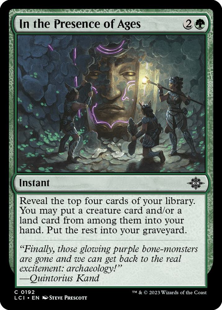 In the Presence of Ages (192) [The Lost Caverns of Ixalan]
